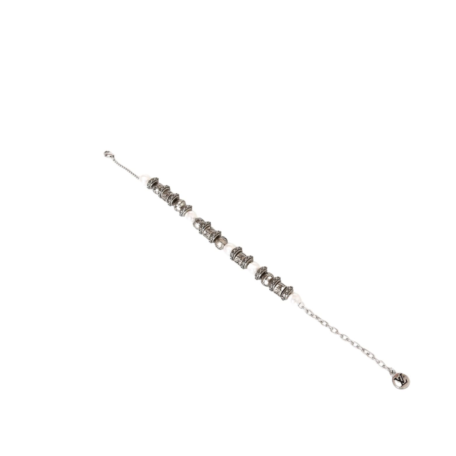 Louis Vuitton Silver Beaded Bracelet